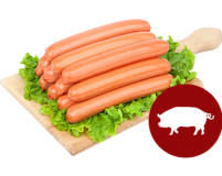 Premio Hotdog xông khói heo