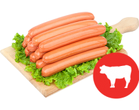 Premio Hotdog xông khói bò