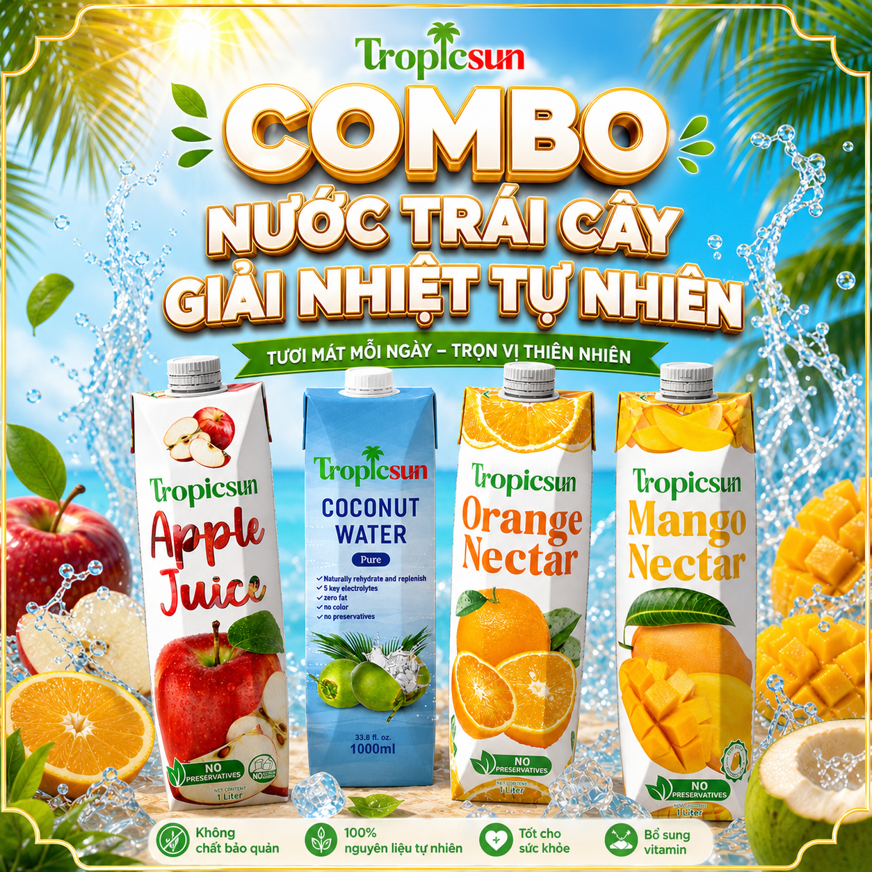 Combo Nước Trái Cây Giải Nhiệt