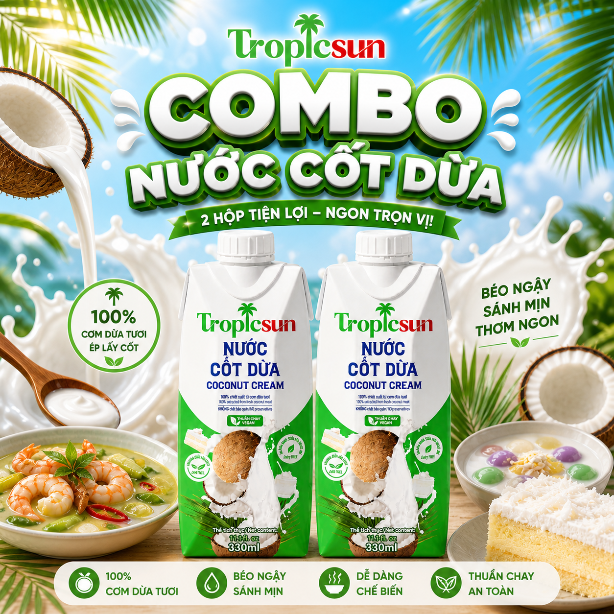 Combo Cốt Dừa