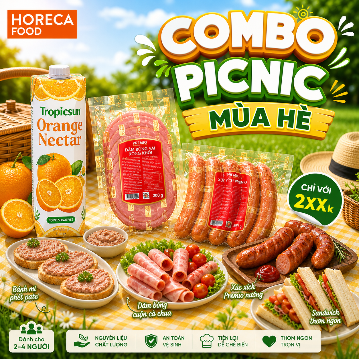 Combo Picnic Mùa hè