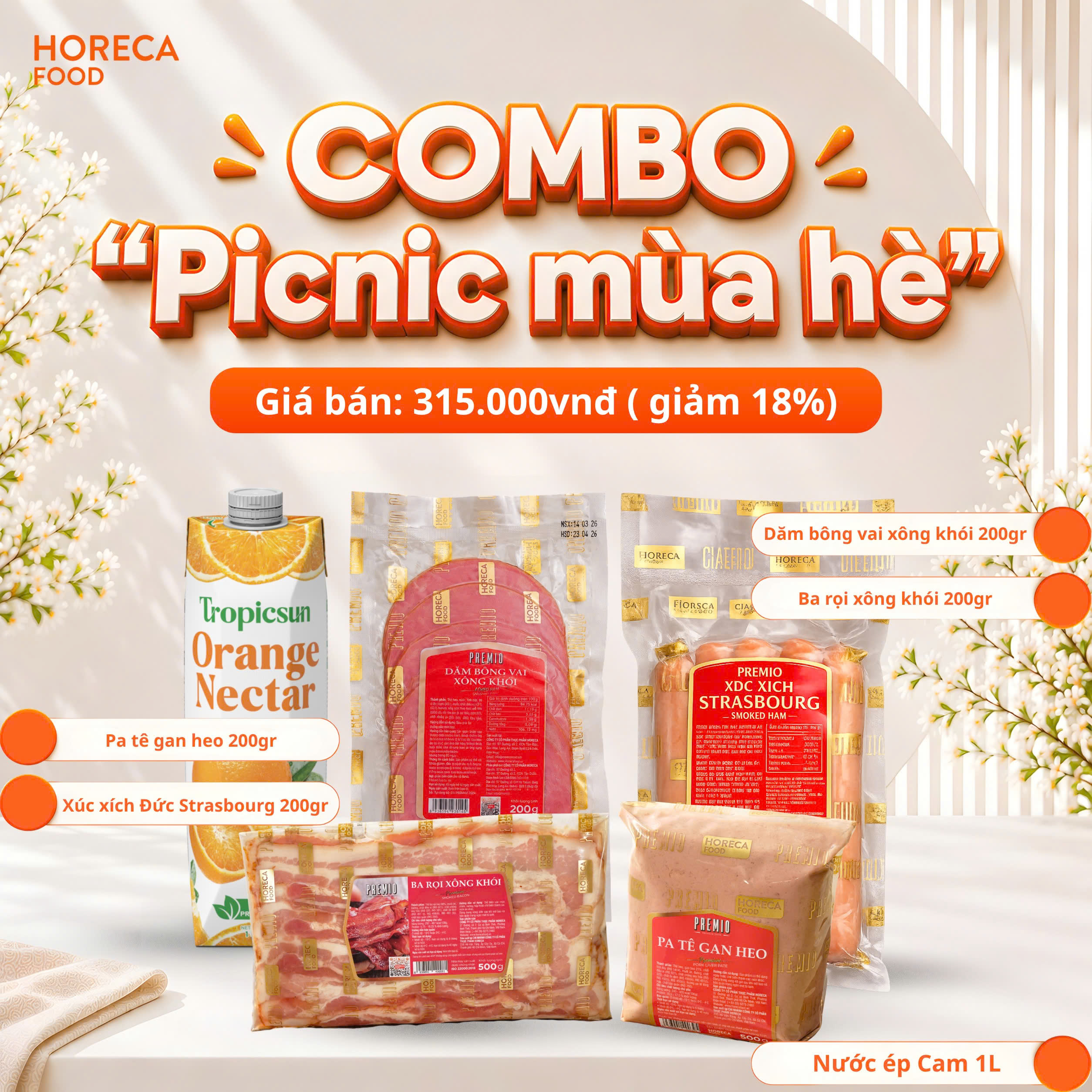 COMBO “PICNIC MÙA HÈ"