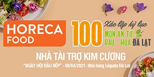 HORECA TÀI TRỢ KIM CƯƠNG NGÀY HỘI ẨM THỰC XÁC LẬP KỶ LỤC QUỐC GIA TẠI ĐÀ LẠT